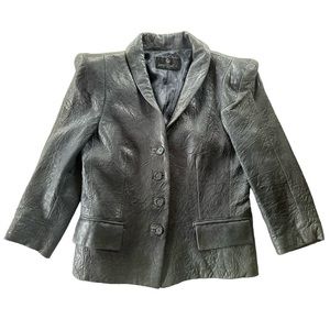 RARE Loree Rodkin Leather Jacket